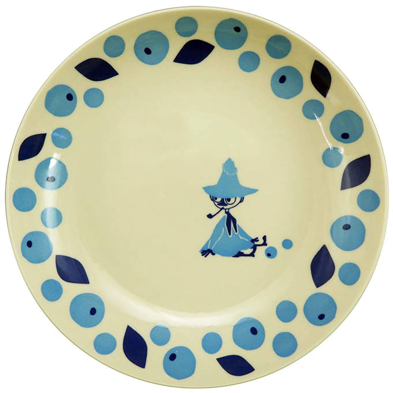 야마카 무민 MM031/3-139 카레 파스타 접시 21cm 2인 세트 블루 선물 이미지 3