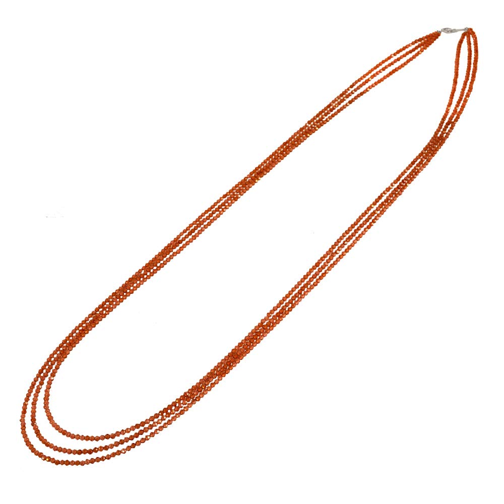 교세라 가넷 WPDN2055 K18 화이트골드 비즈컷 목걸이 70cm