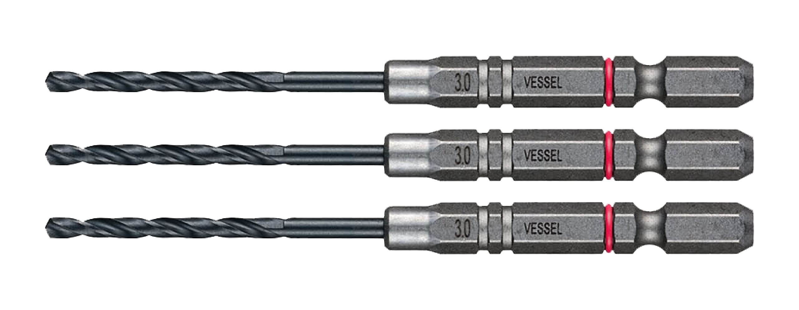 베셀 쿠션 드릴 철공용 드릴 비트 세트 3.0mm 3개입 AMD3S-3.0