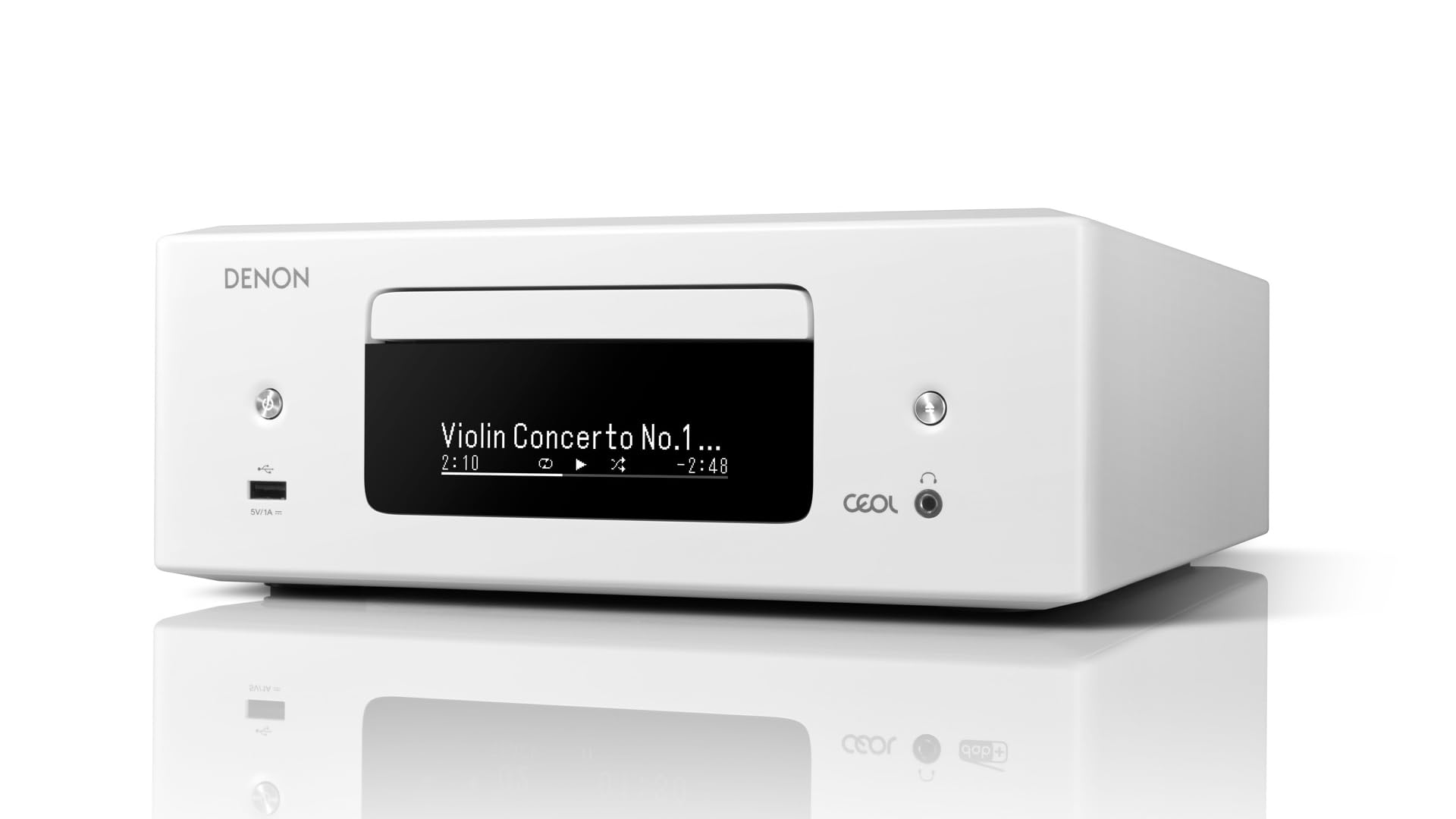데논 RCD-N12 네트워크 CD 리시버 화이트 HEOS 하이레졸루션 HDMI ARC