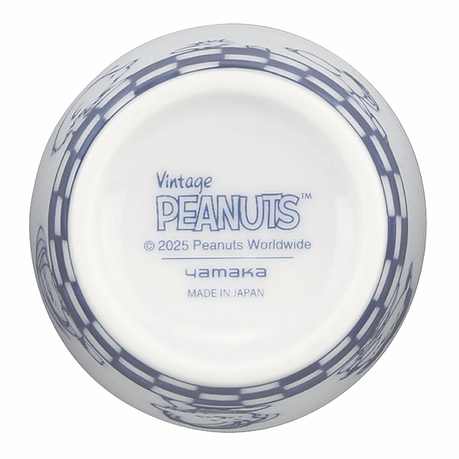 야마카 스누피 소메츠케 미니컵 시마츠 SN82-349 50ml 술잔 이미지 3
