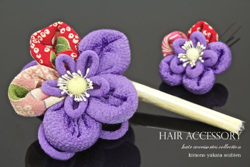 소우비엔 헤어액세서리 매화 꽃장식 kaz3750 2종 세트 한복 머리장식 이미지 3
