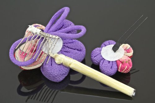 소우비엔 헤어액세서리 매화 꽃장식 kaz3750 2종 세트 한복 머리장식 이미지 5