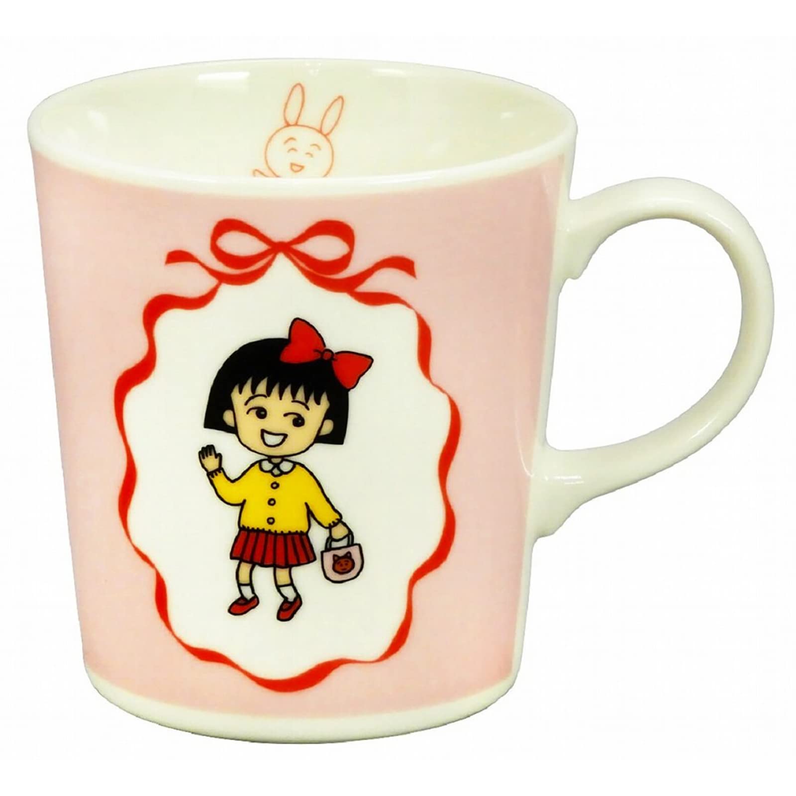 야마카 치비마루코짱 35주년 기념 핑크 CM31-11 300ml 머그컵 일본제