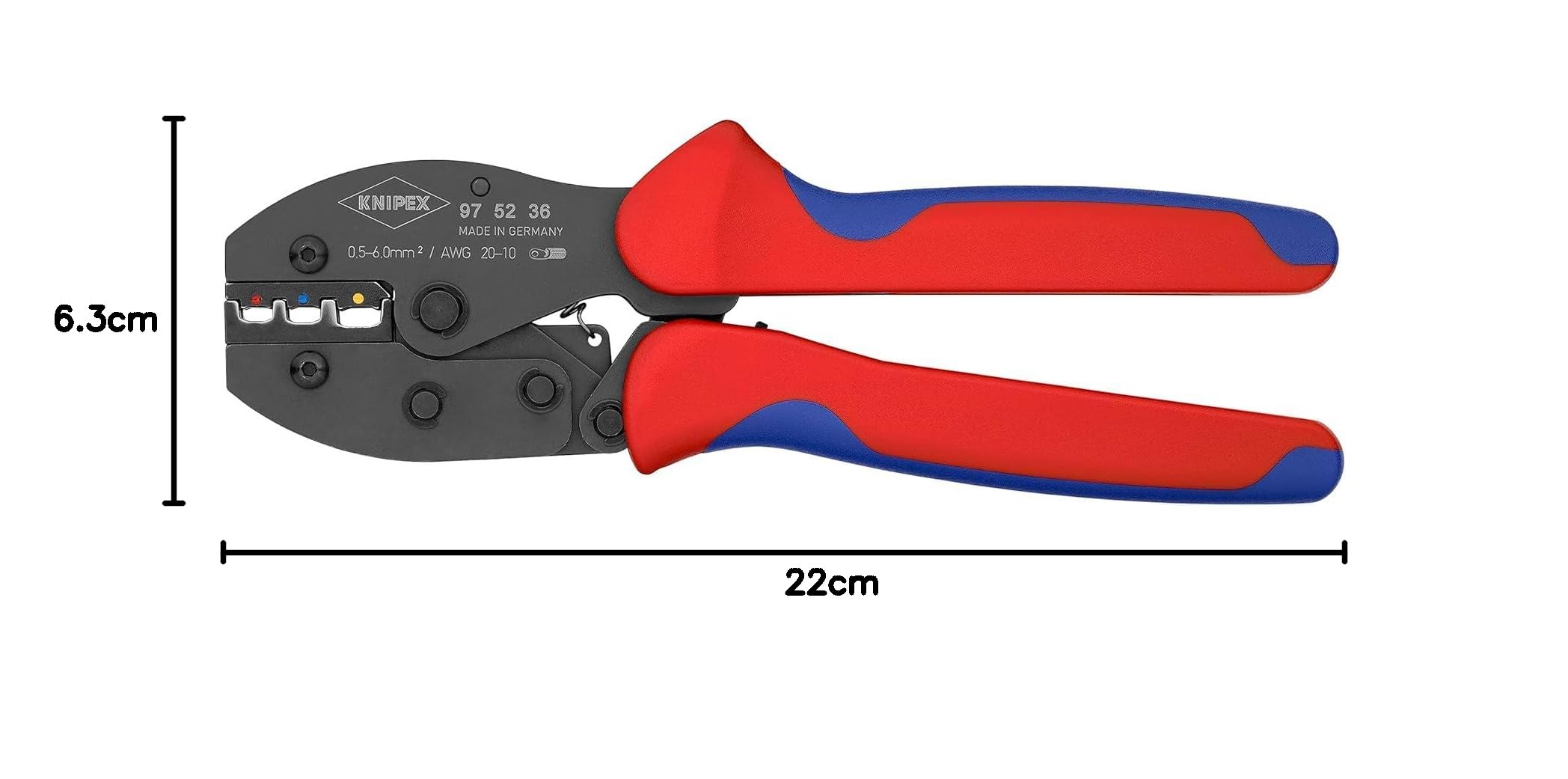 크니펙스 프레시포스 975236 220mm 압착 펜치 블랙 이미지 4