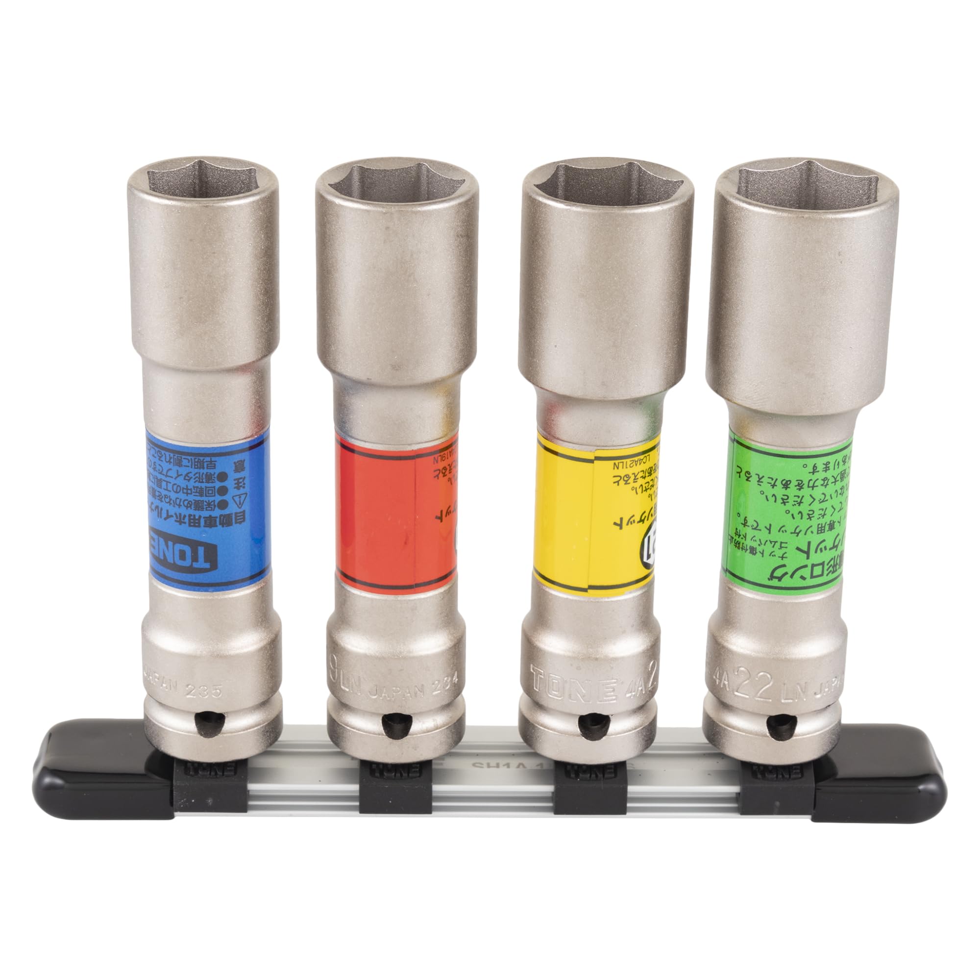 토네 임팩트용 박형 롱 휠너트 소켓 세트 HA404LN 12.7mm 4종