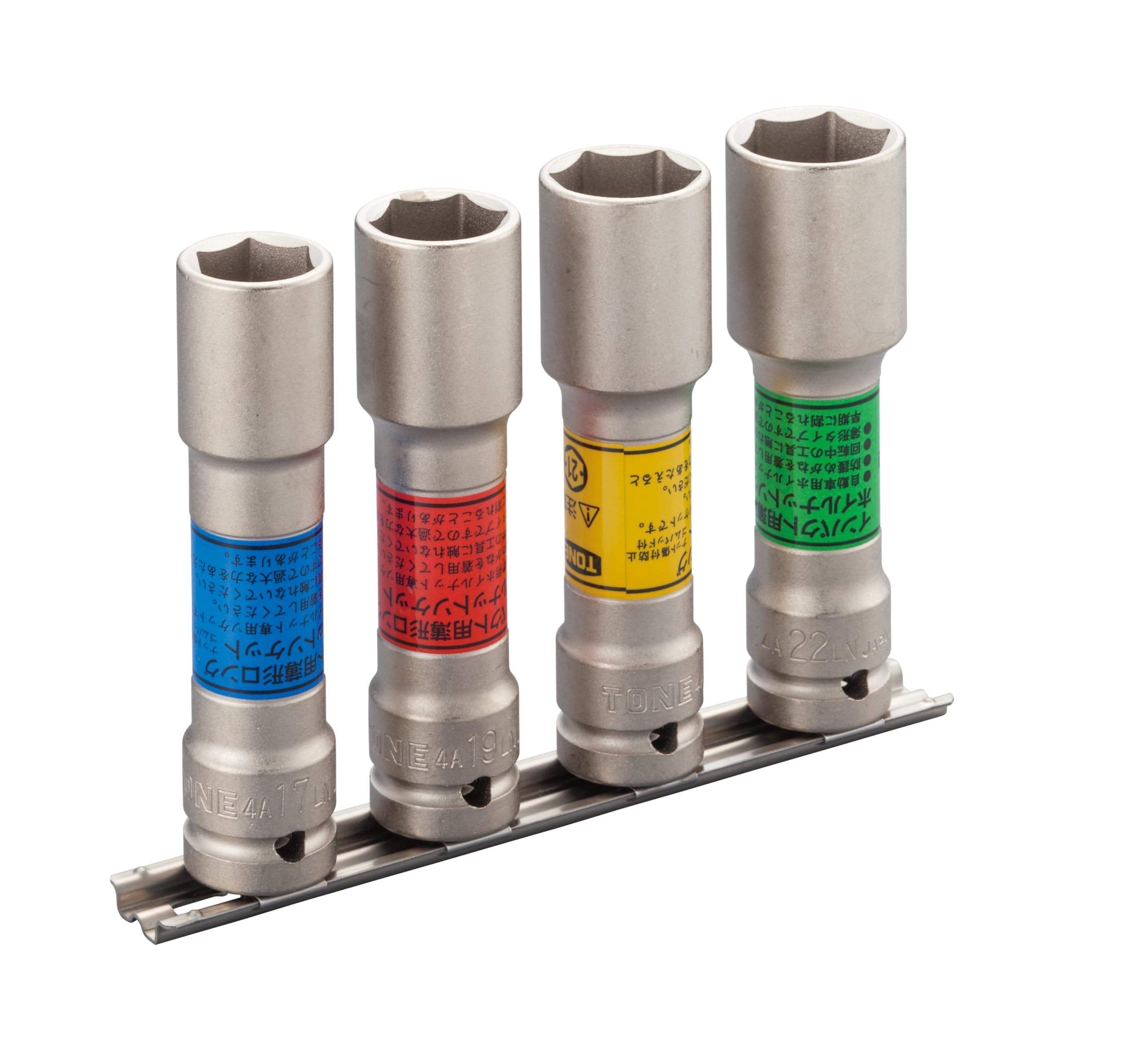 토네 임팩트용 박형 롱 휠너트 소켓 세트 HA404LN 12.7mm 4종 이미지 2