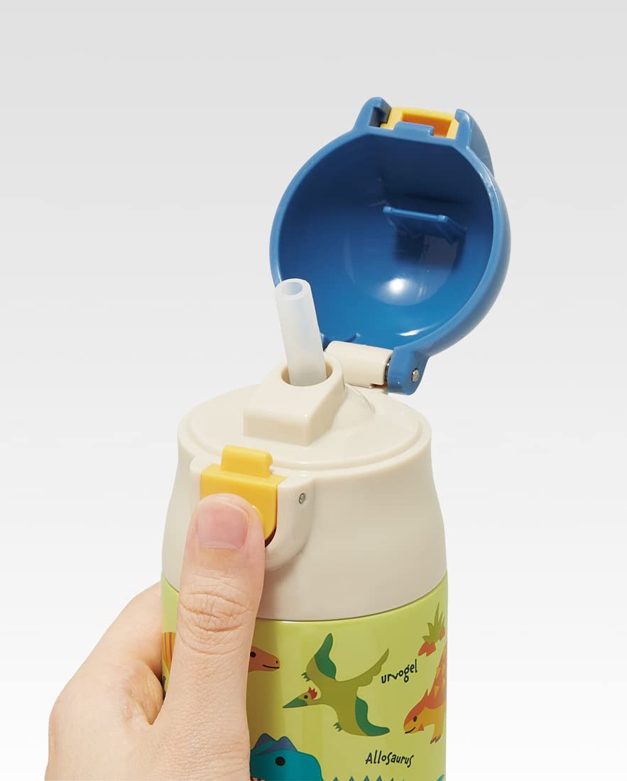 스케이터 SDPC4P-A 350ml 스테인리스 빨대 원터치 물통 이미지 2