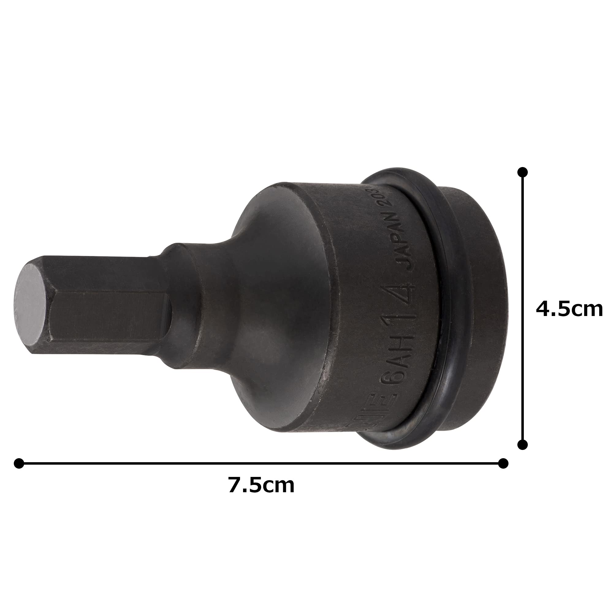 토네 6AH-14 14mm 임팩트 육각 소켓 19.0mm 이미지 4