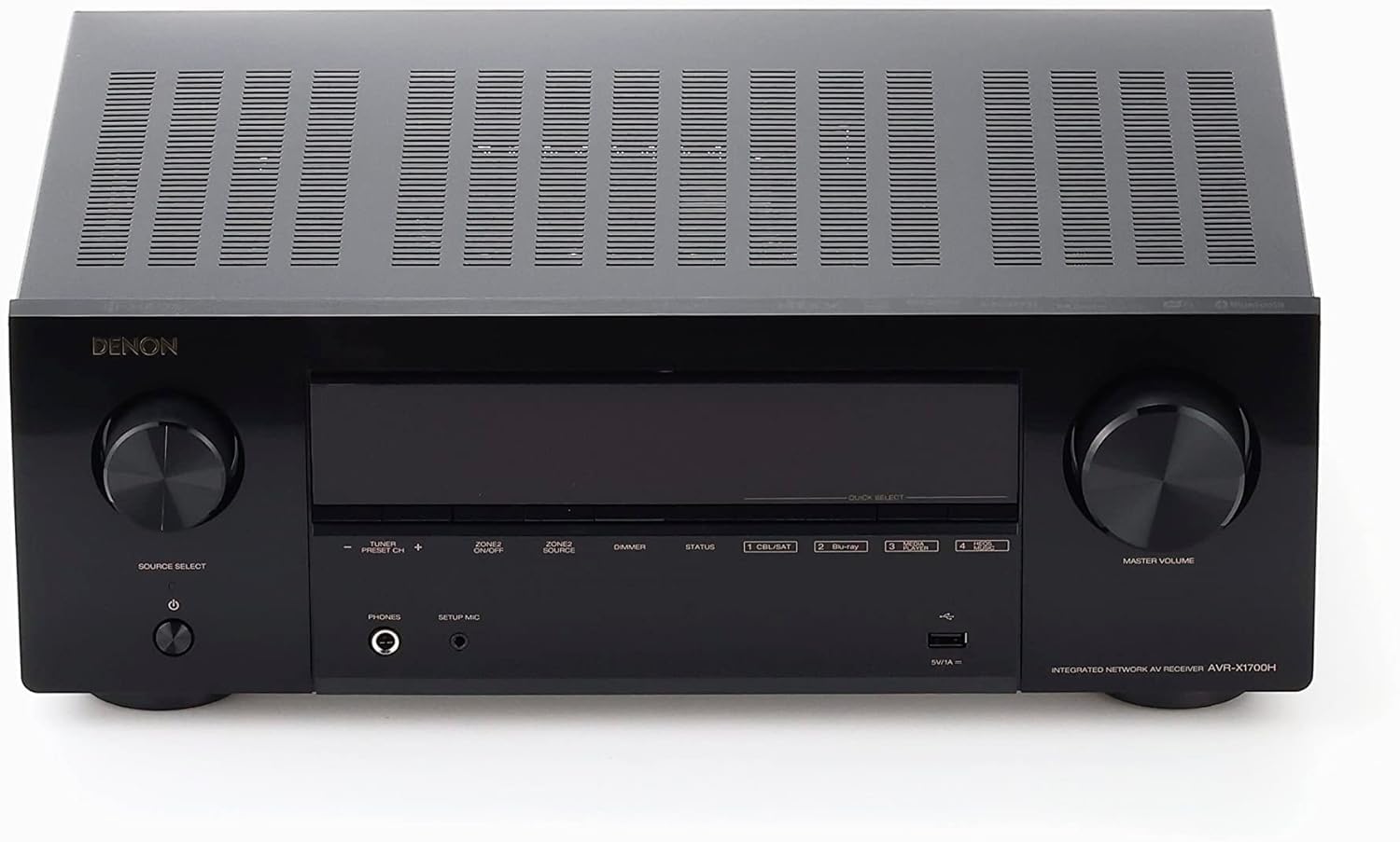 데논 AVR-X1700H 7.2채널 AV 서라운드 리시버 8K 블랙 이미지 4