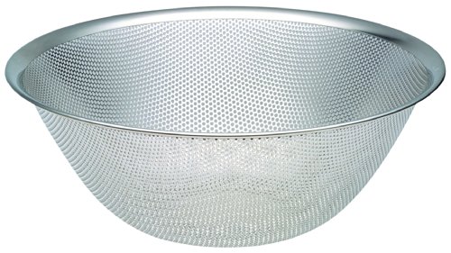소리야나기 스테인리스 볼 23cm 펀칭 채반 세트 일본제 이미지 6