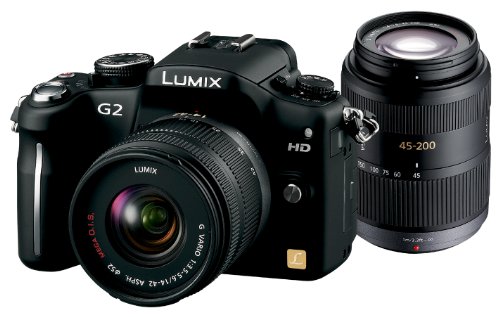 [중고] 파나소닉 G2 더블 줌 렌즈 키트 14-42mm 45-200mm 미러리스 카메라 이미지 2