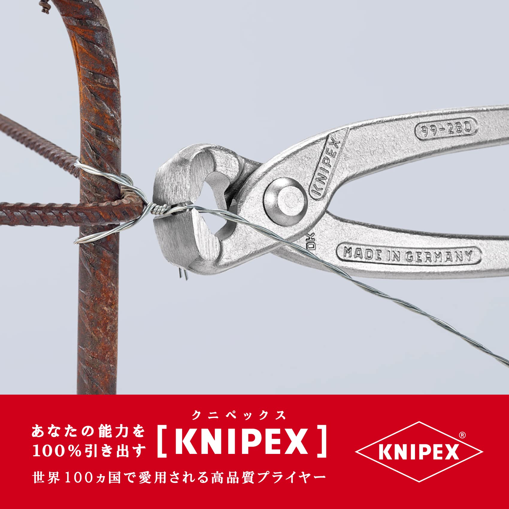 크니펙스 99 04 280 엔드 커팅 니퍼 280mm 이미지 2