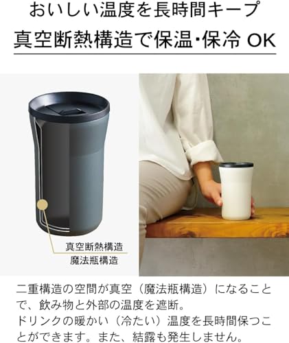 교세라 세라머그 CTB-L50WH-AZ 500ml 화이트 진공단열 텀블러 뚜껑 포함 이미지 5
