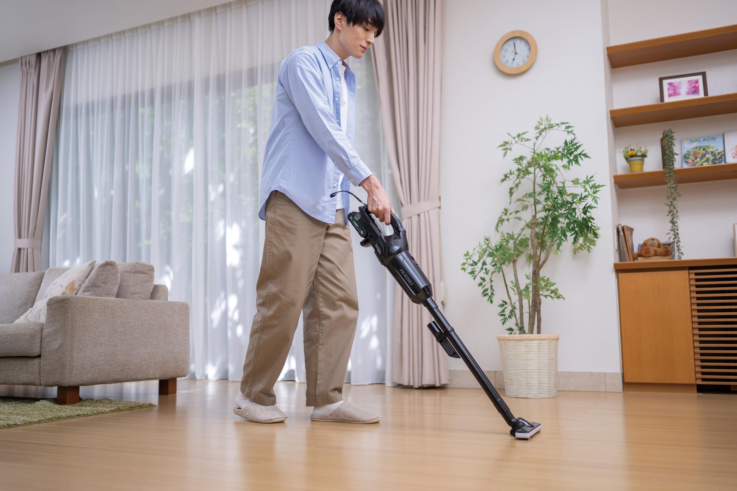 하이코키 R18DPA BAB 18V 무선 청소기 블랙 종이팩식 배터리 충전기 포함 이미지 10