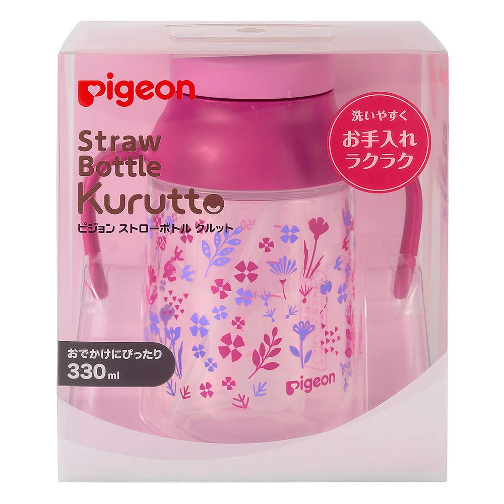 피죤 쿠루토 플라워 330ml 빨대컵 이미지 2
