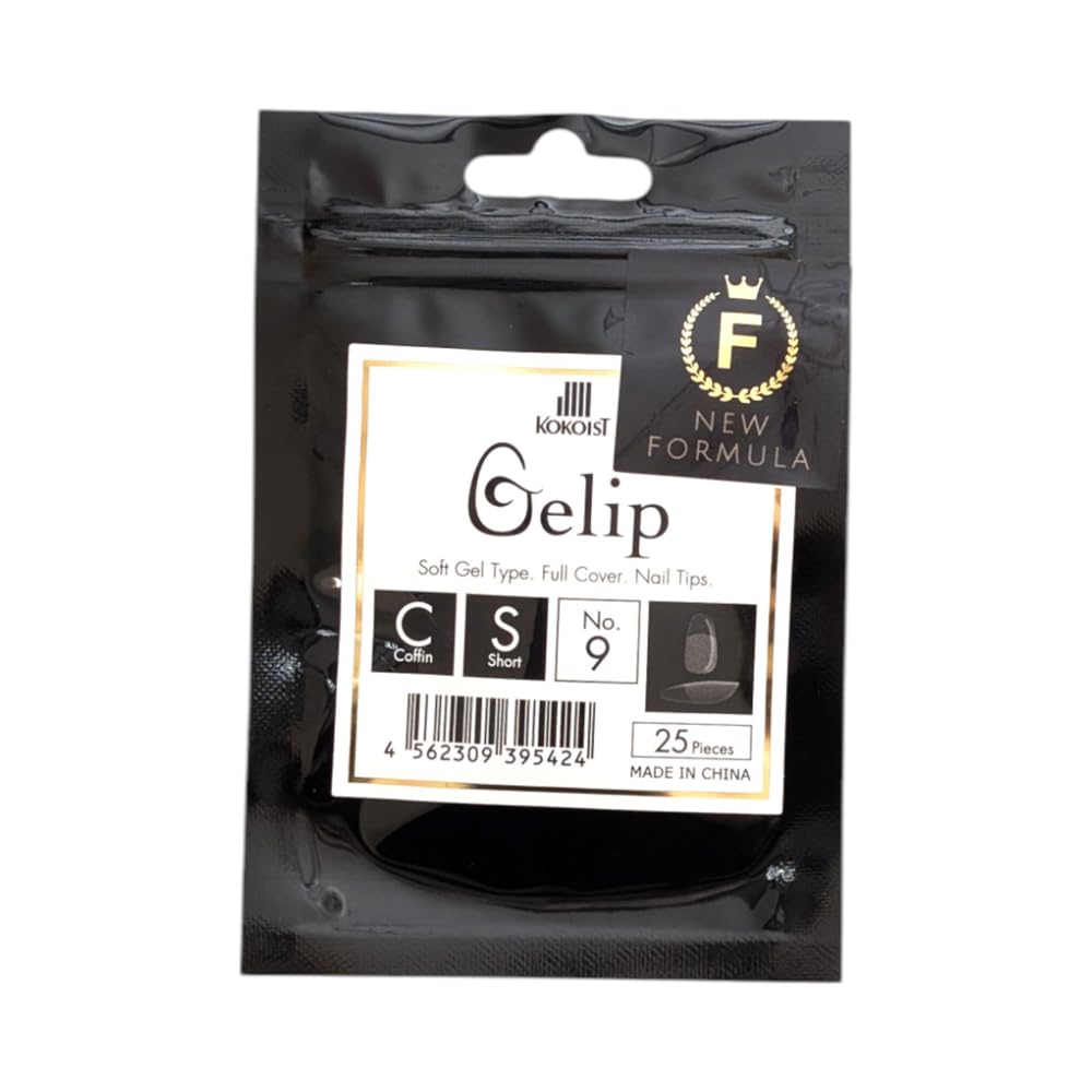 코코이스트 젤립 CS 코핀 쇼트 9호 25개입 네일팁