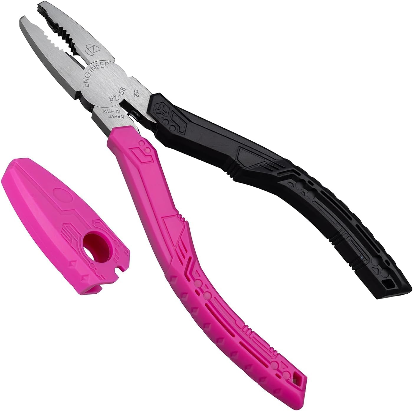 엔지니어 네지자우루스 BP PZ-58BP 3-9.5mm 나사제거 펜치 Pink&Black