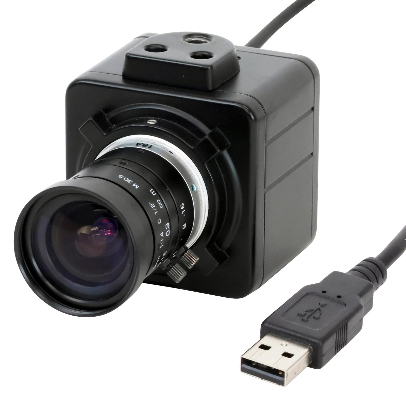 호잔 USB 연결 300만 화소 초점거리 6mm 작동거리 200mm-∞ 카메라 렌즈 전용