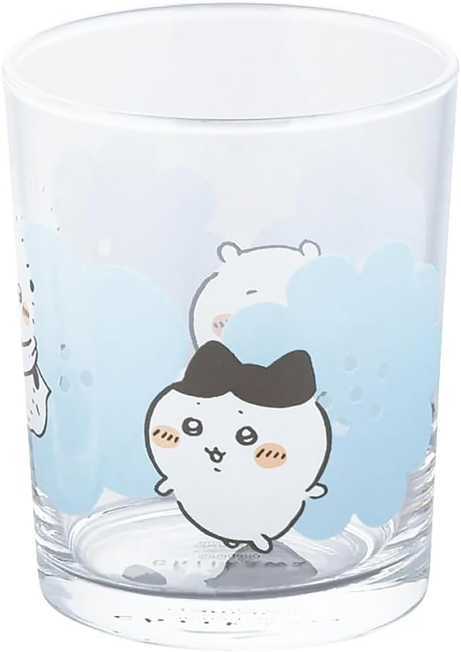 야마카 해피블라썸 치이카와 하치와레 랏코 CKW33-813 220ml 유리컵