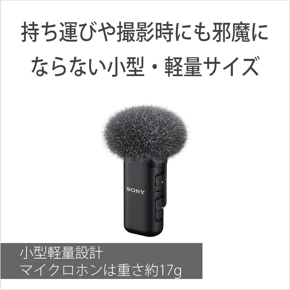 소니 ECM-W3 무선 마이크 2채널 카메라용 브이로그 송수신기 세트 이미지 10