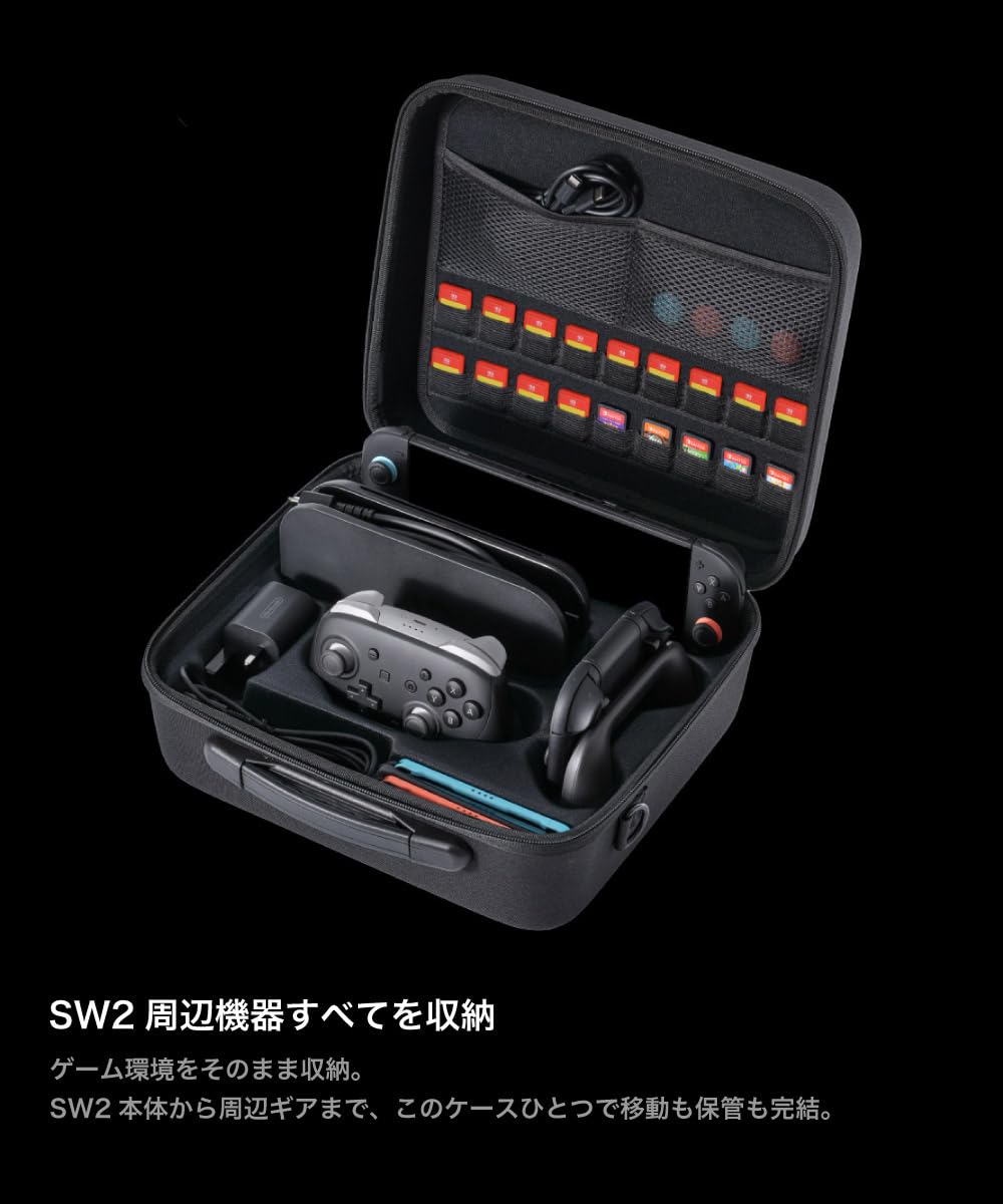 산코 저스트핏 SW2 SWBX25CGY 블랙 올인원 게임 수납함 이미지 2