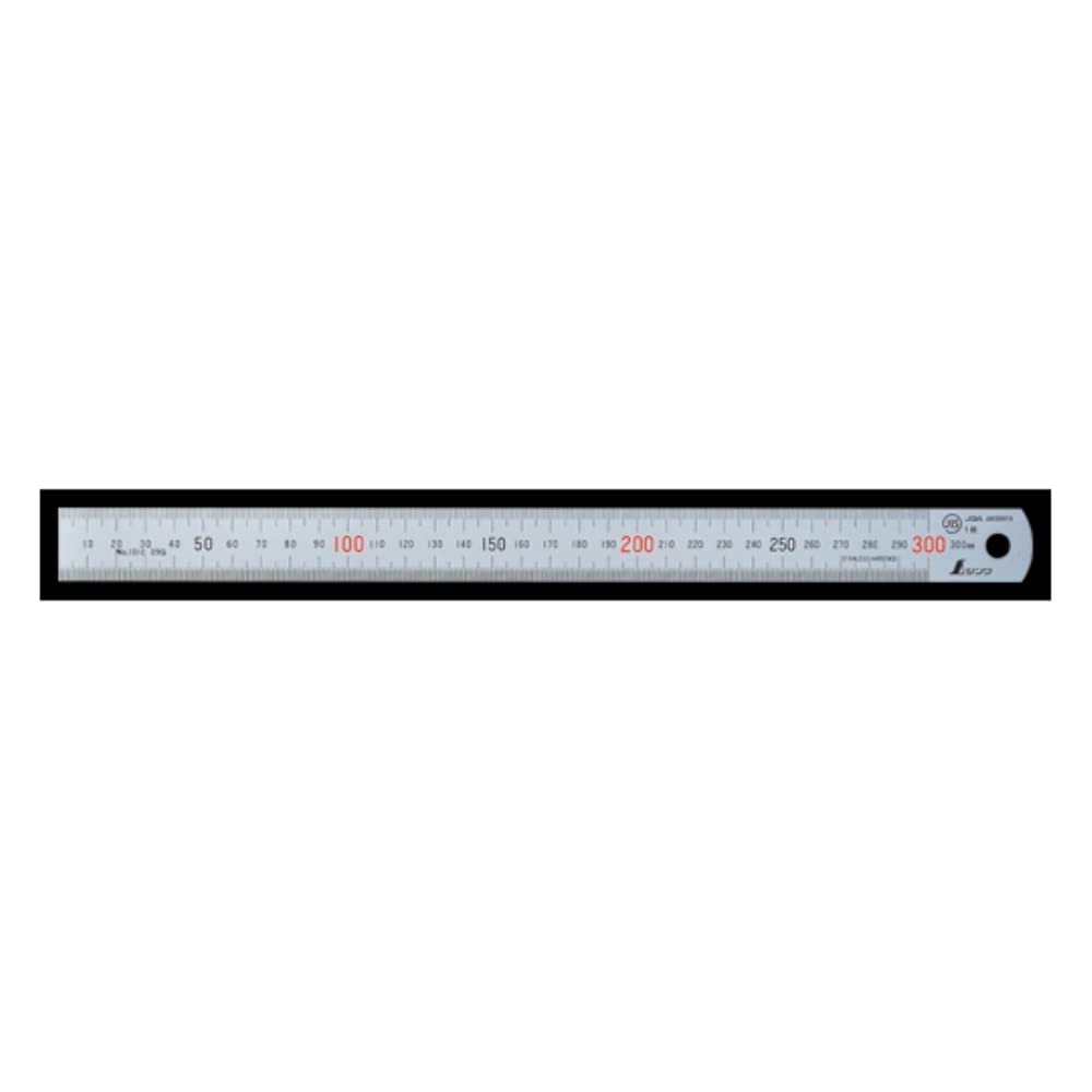 신와 직자 13013 실버 30cm 스틸자 JIS 1급