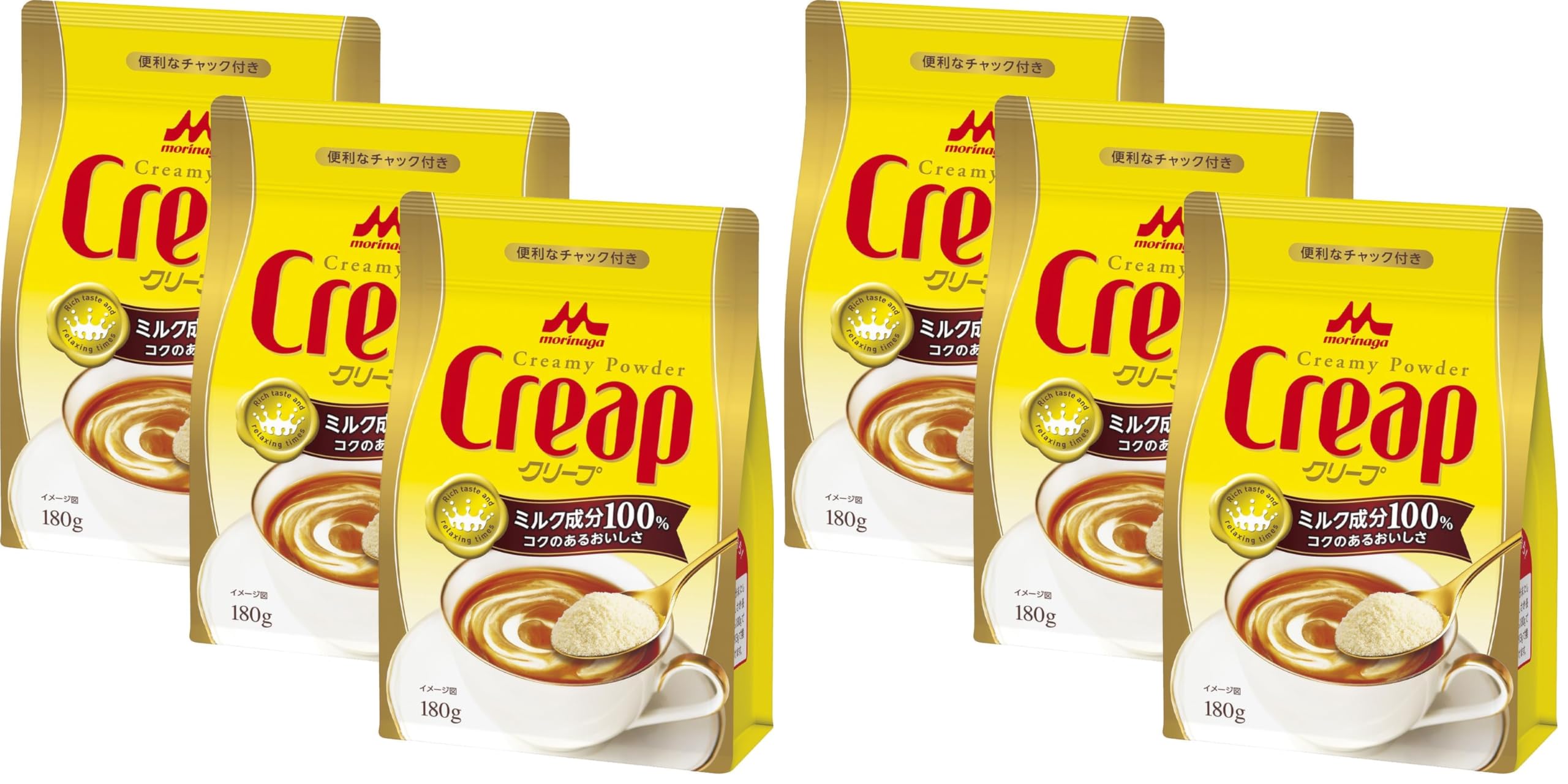 모리나가 크리프 파우치 180g 3봉 Pack of 2 파우치 타입 180g×3팩