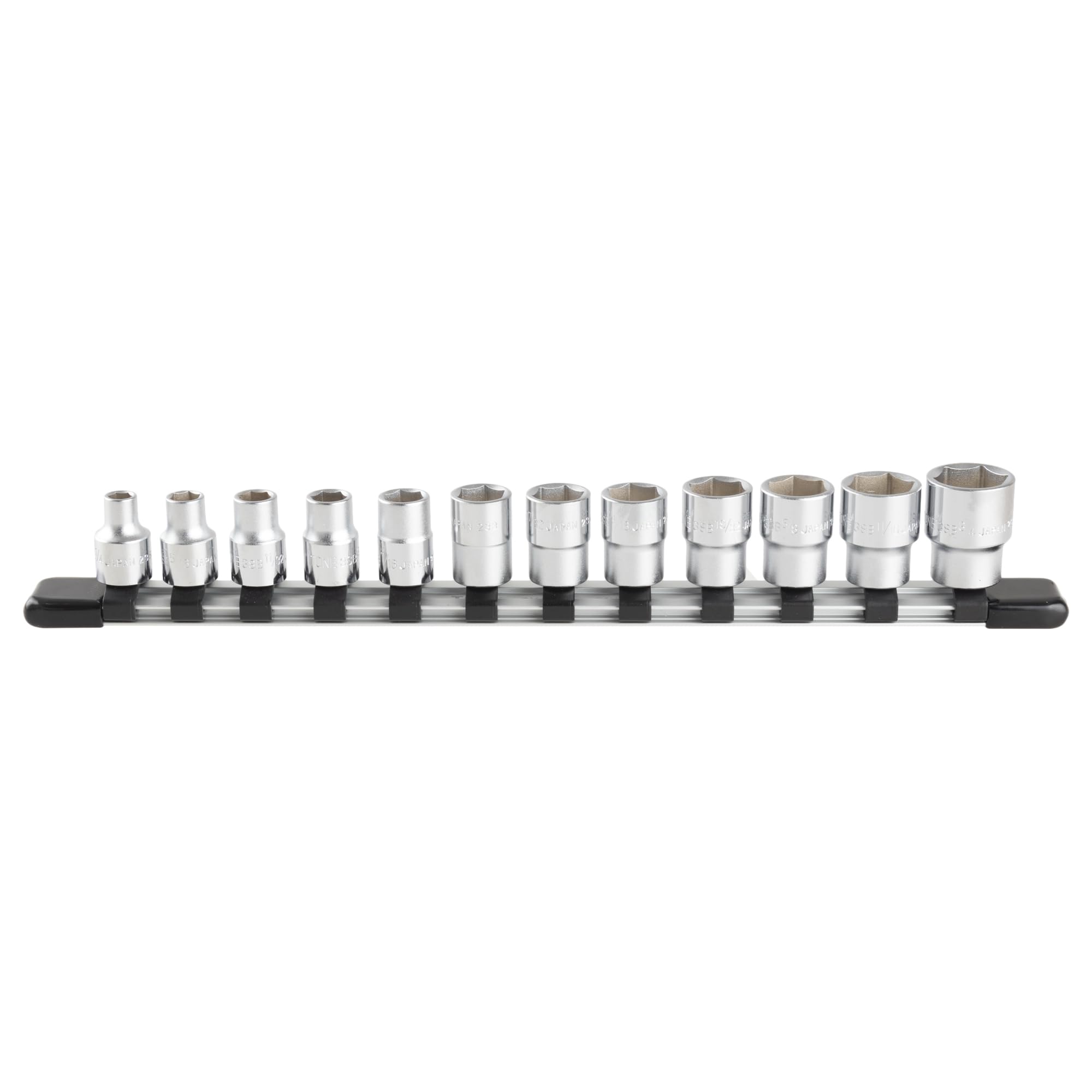 토네 HSB312 6각 인치 9.5mm 소켓 세트 홀더포함 12점