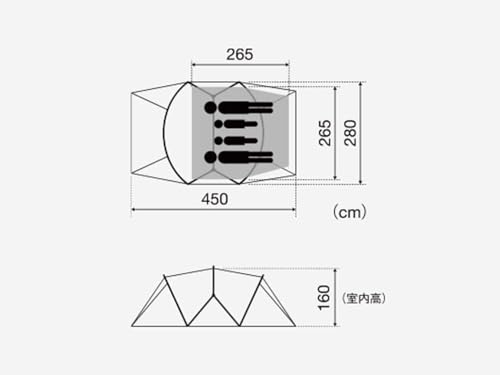스노우피크 랜드네스트 SDE-259 S 돔 텐트 이미지 9