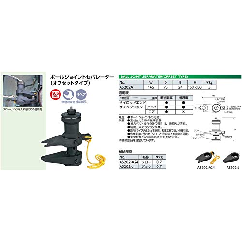 KTC AS202A 볼 조인트 세퍼레이터 이미지 2