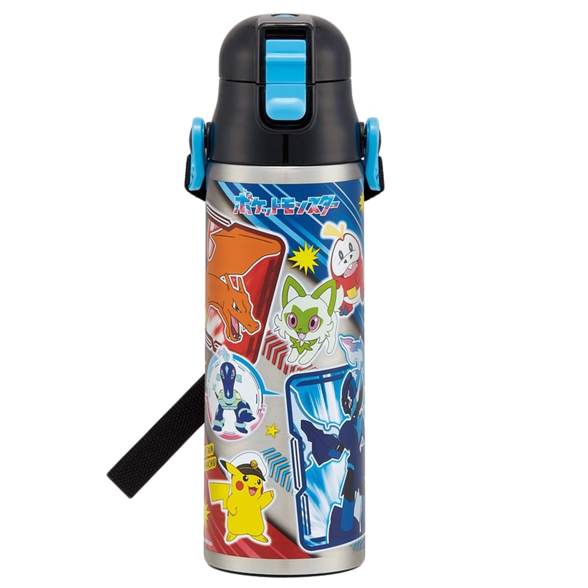 스케이터 포켓몬 580ml 스테인리스 보냉 물병 직음용