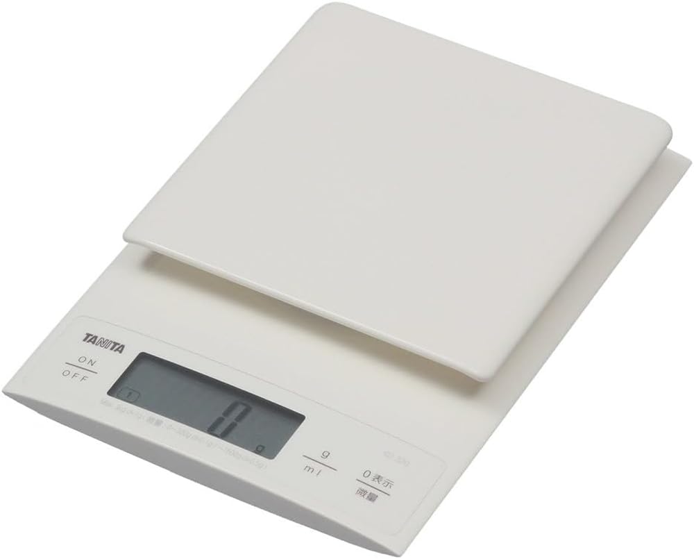 타니타 KD-320-WH 화이트 3kg 디지털 주방저울 화이트 0.1g 단위 3kg까지