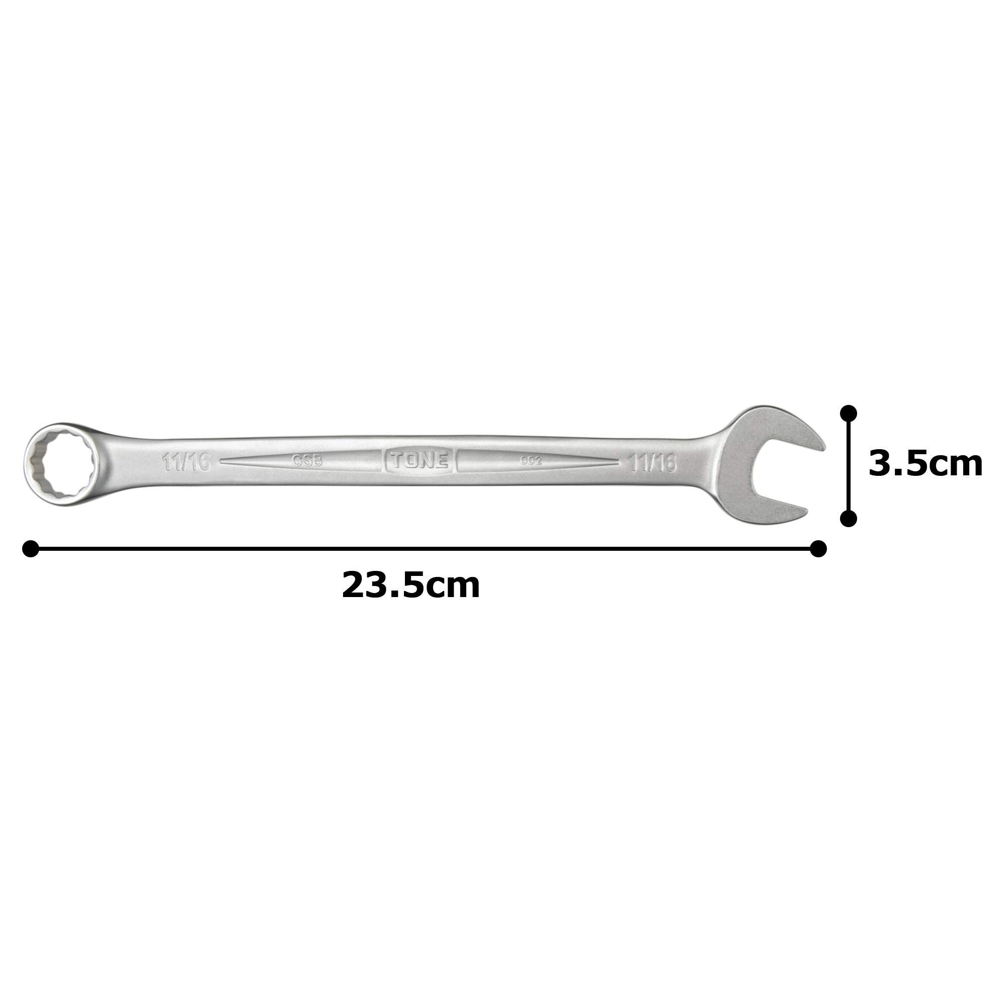 토네 CSB-22 11/16인치 콤비네이션 렌치 이미지 5