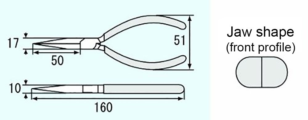 엔지니어 PR-36 160mm 라디오 펜치 와이어커터 녹색 이미지 3