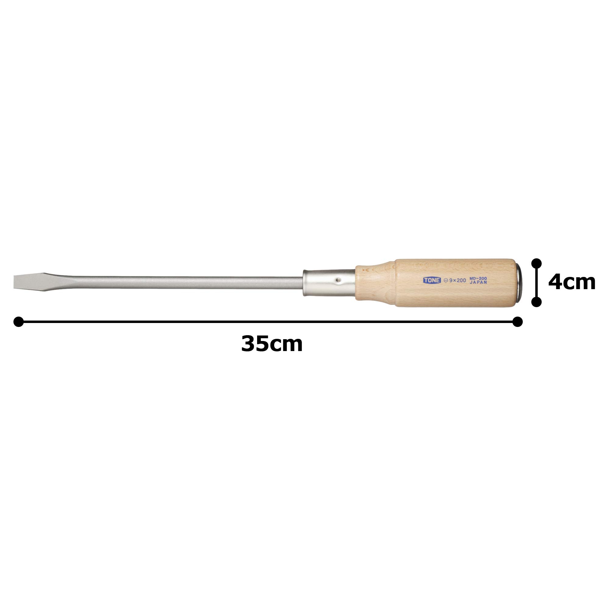 토네 MD-200 1.1x9.0mm 관통형 일자 드라이버 이미지 3