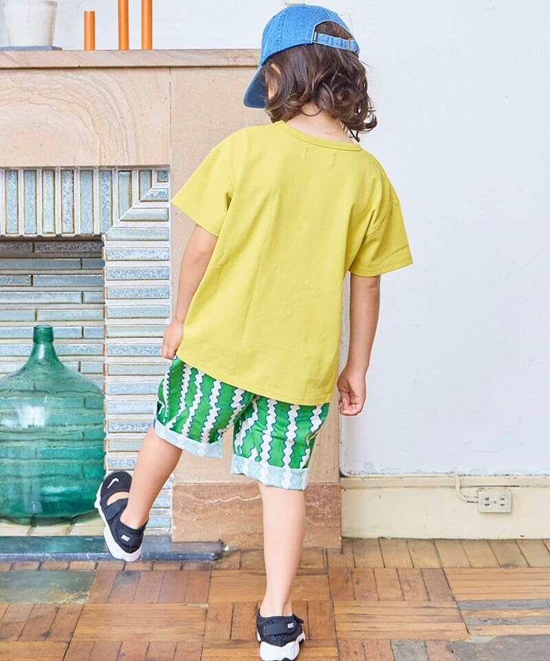 마키즈 RSC 프린트 반팔 티셔츠 머스타드 130 이미지 6
