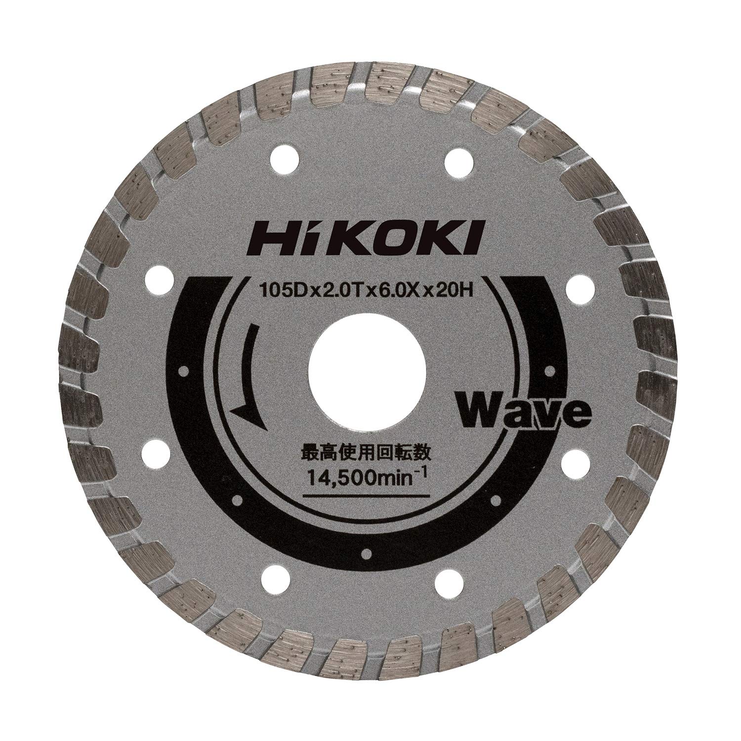 하이코키 물결형 105mm 00336868 다이아몬드커터