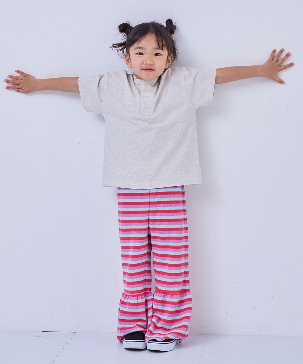 마키즈 COTTON from U.S.A 헨리넥 티셔츠 Ｄ２０베이지 80 이미지 4