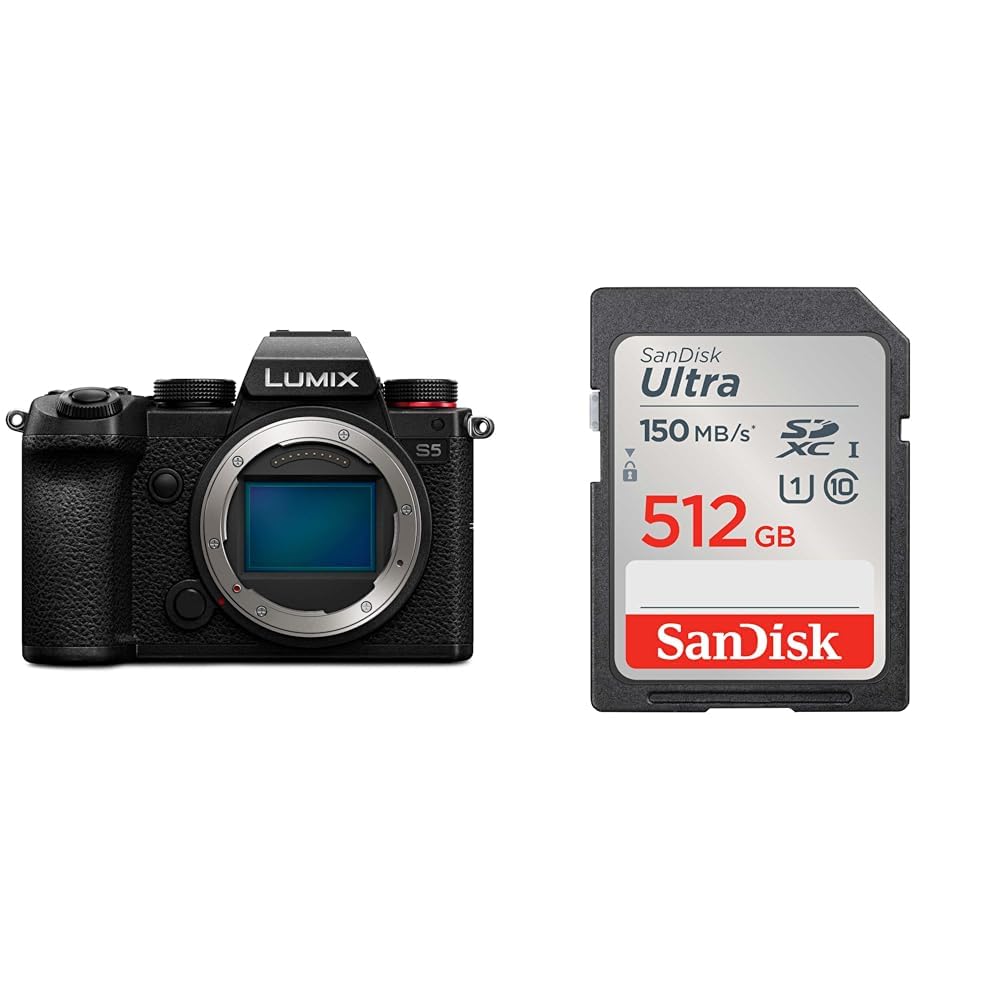 파나소닉 루믹스 S5 블랙 512GB 풀프레임 미러리스 카메라 바디