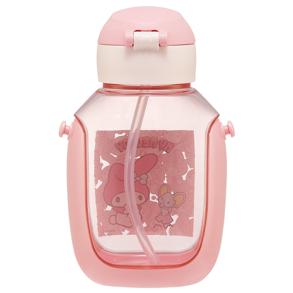 스케이터 PDSH6DX-A 530ml 빨대 물통 원터치 어린이용 마이멜로디 이미지 6