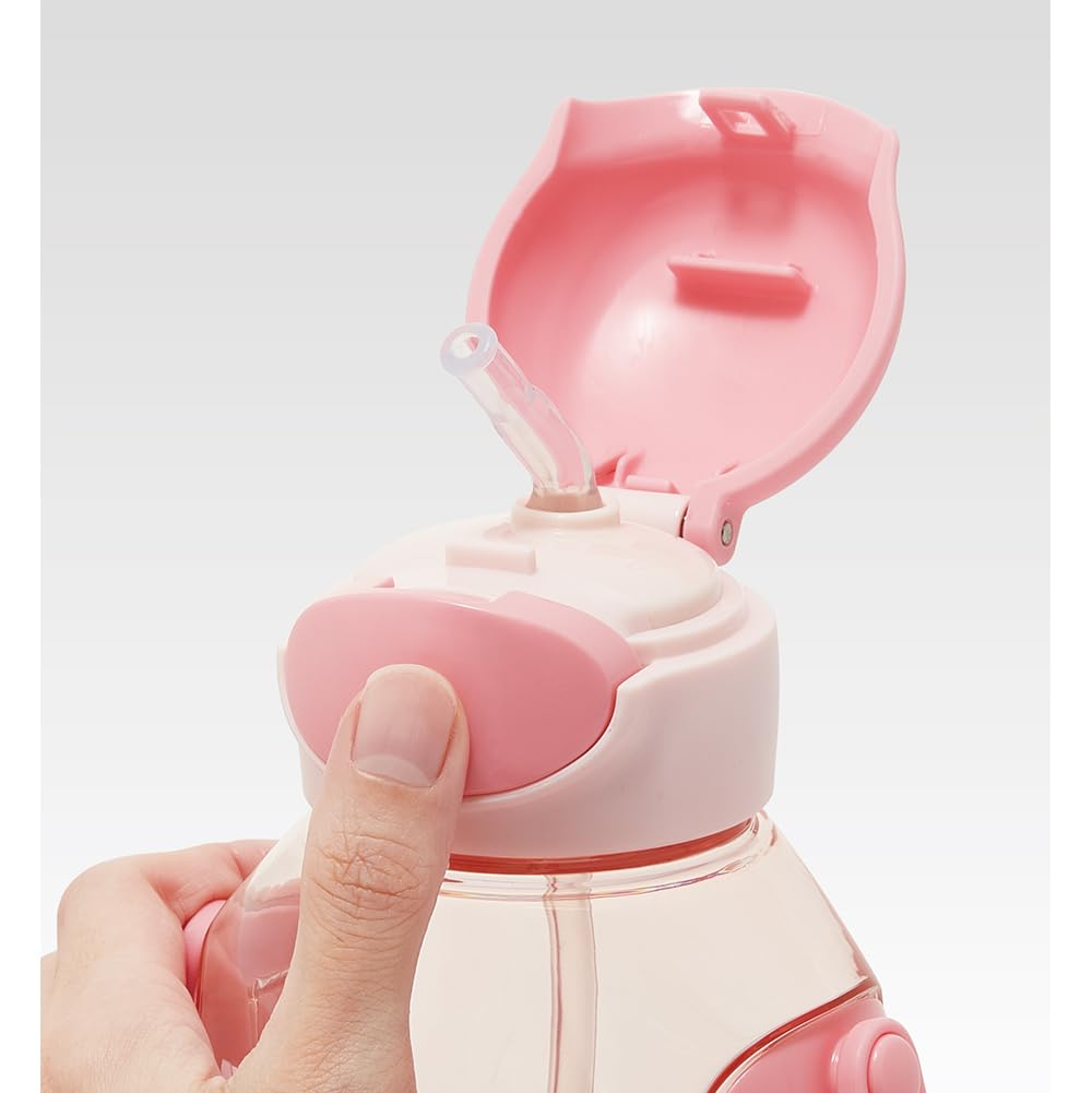 스케이터 PDSH6DX-A 530ml 빨대 물통 원터치 어린이용 마이멜로디 이미지 4
