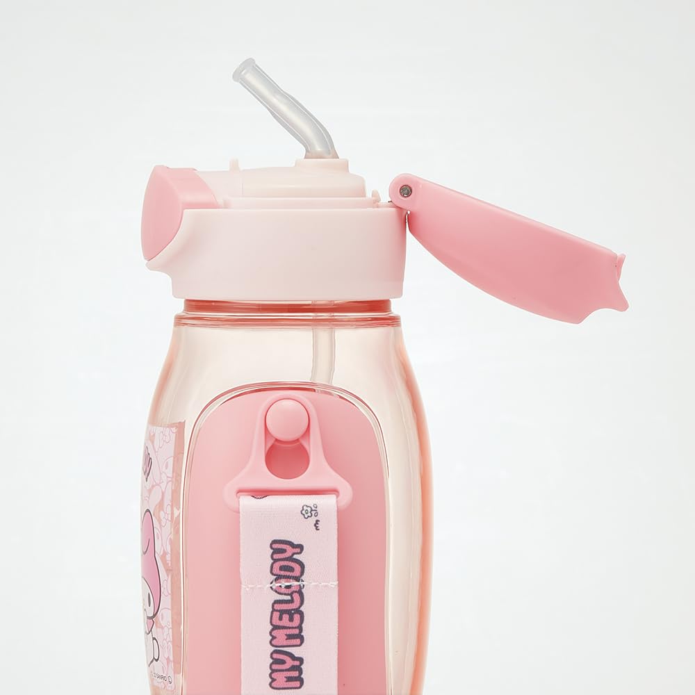 스케이터 PDSH6DX-A 530ml 빨대 물통 원터치 어린이용 마이멜로디 이미지 5