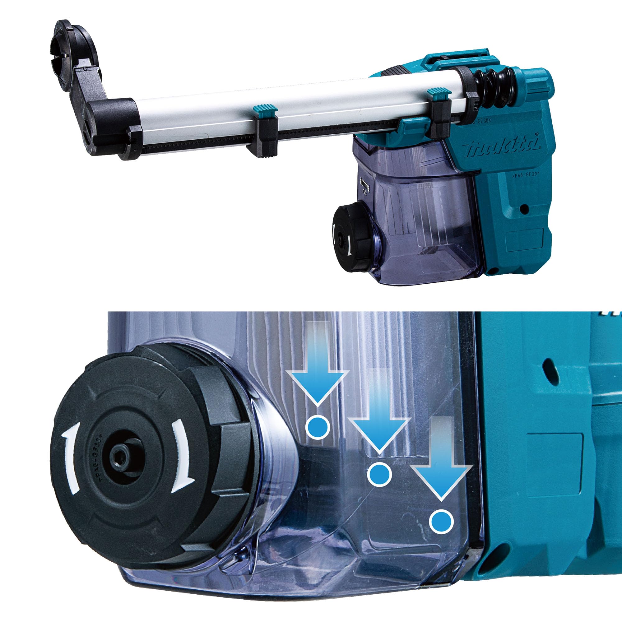 마키타 블루 함마드릴 HR3011FCV 30mm 집진시스템 포함 이미지 5