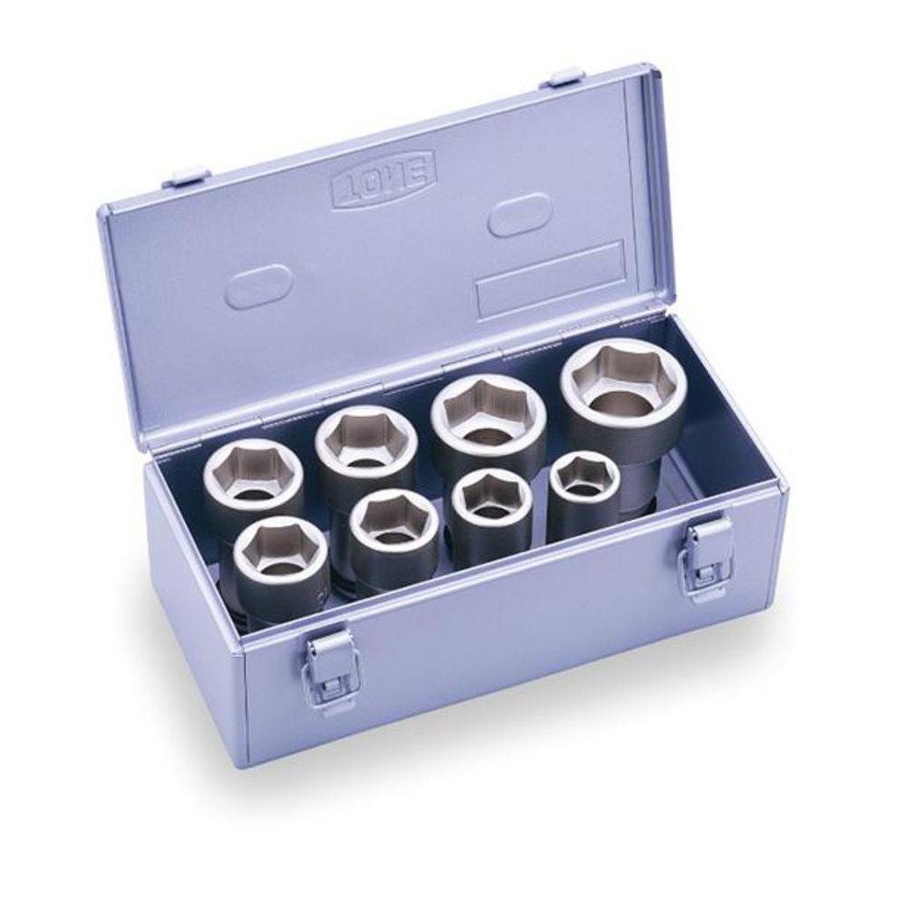 토네 NV608L 19.0mm 임팩트 롱 소켓 세트 8점 메탈케이스