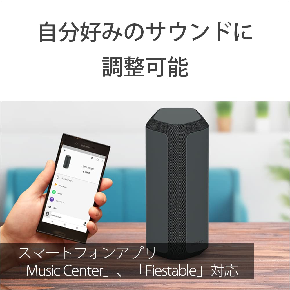 소니 SRS-XE300 블랙 블루투스 스피커 IP67 방수 24시간 재생 이미지 15