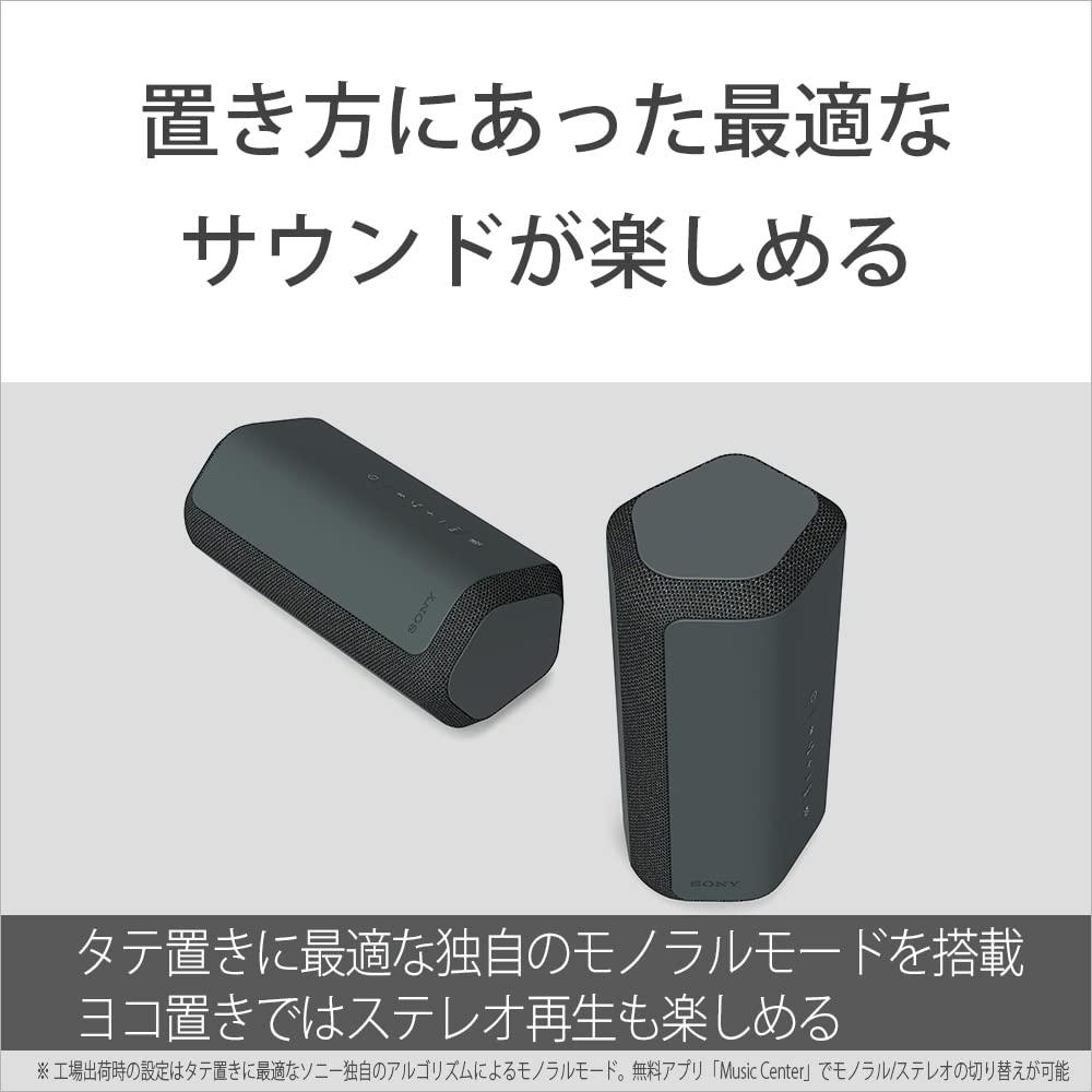 소니 SRS-XE300 블랙 블루투스 스피커 IP67 방수 24시간 재생 이미지 7