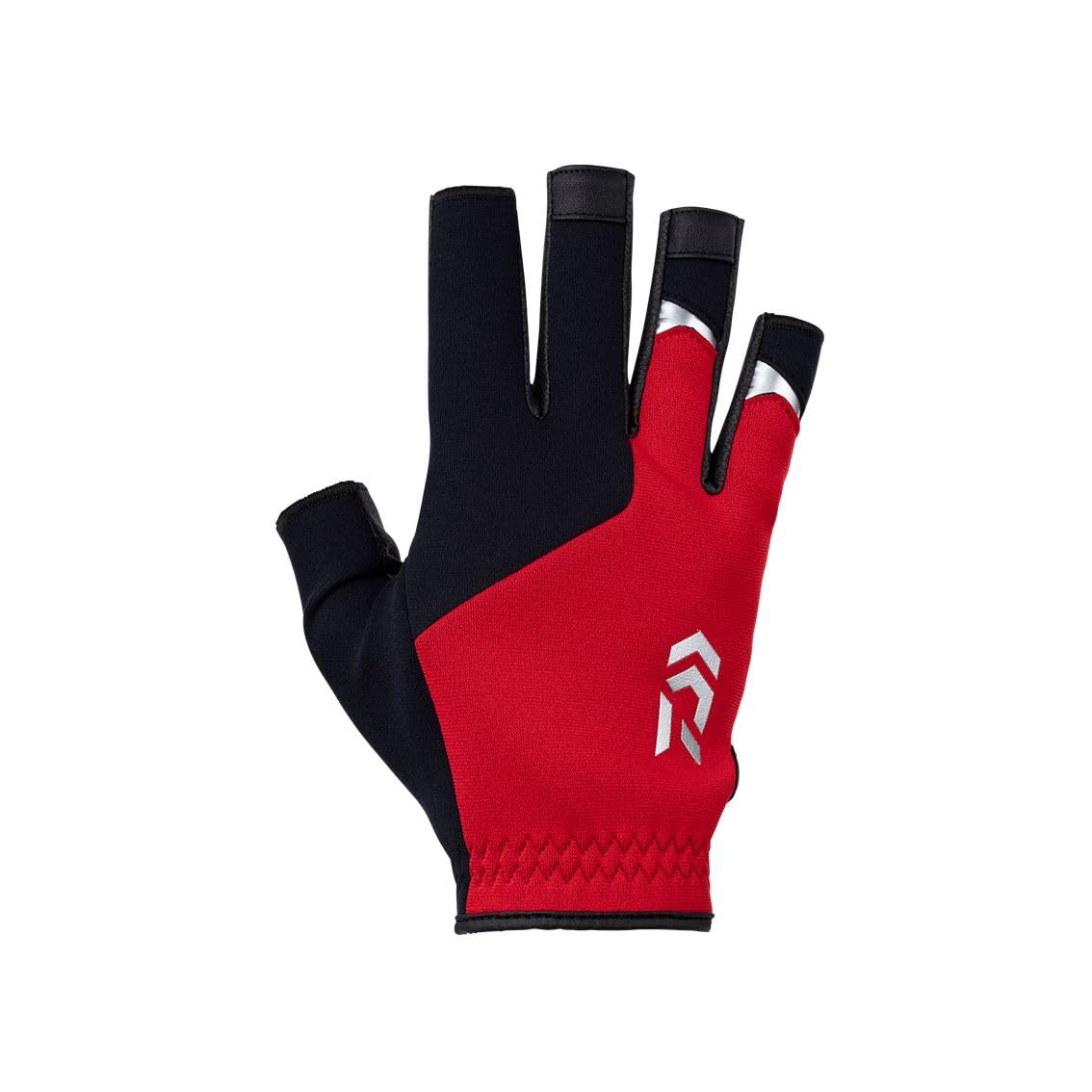 다이와 방한 라이트 그립 5본컷 낚시 장갑 DG-6323W 레드 M