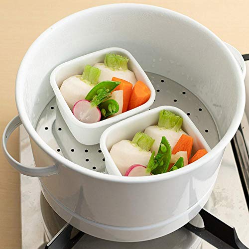 노다호로 니치니치도구 법랑 찜솥 21cm 찜판포함 IH대응 이미지 4