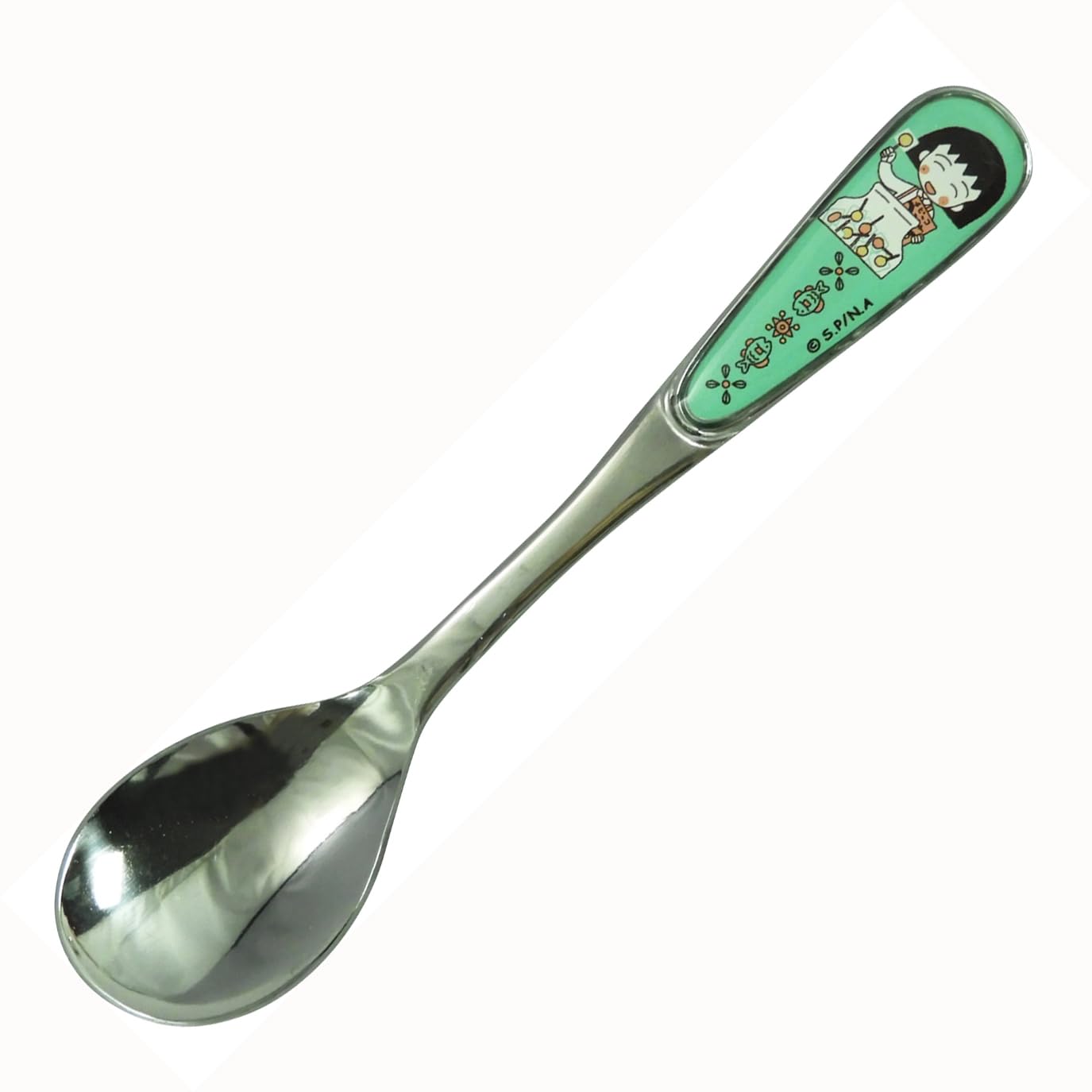 야마카 치비마루코짱 35주년 그린 CM42-850 13.5cm 스테인리스 스푼